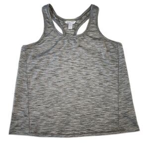 Athleta Grey Lightweight Racerback Exercise Tank Top Sz XL